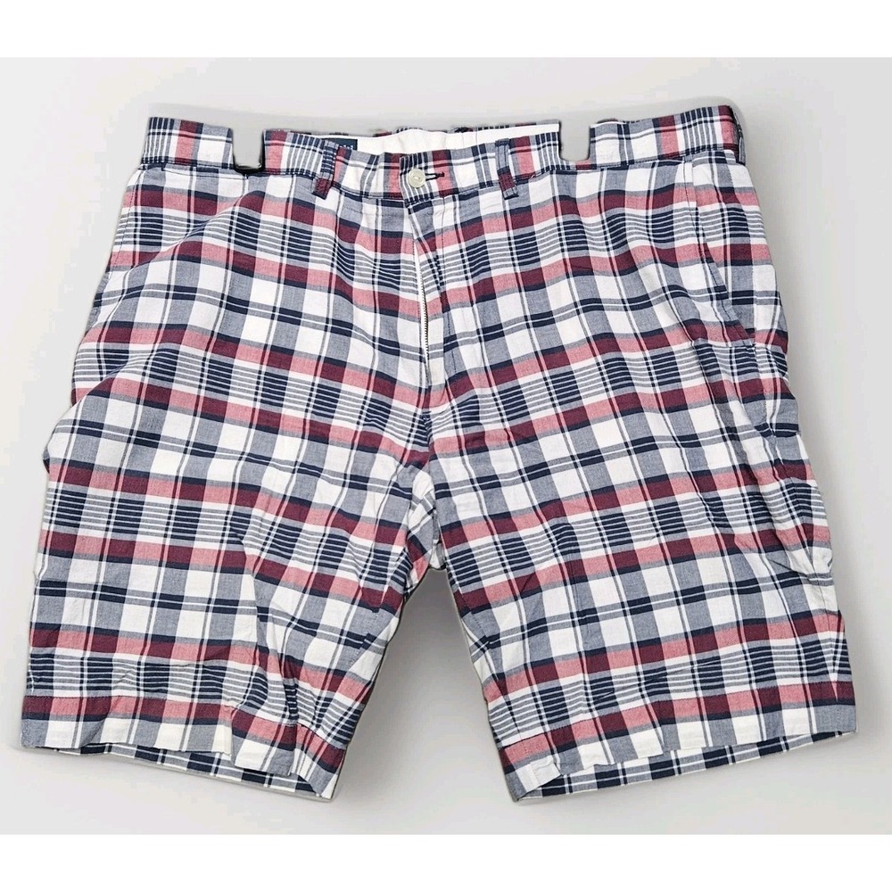 Polo Ralph Lauren Men's Shorts Plaid Size 40 Flat Front